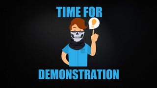 TIME FOR
DEMONSTRATION
 