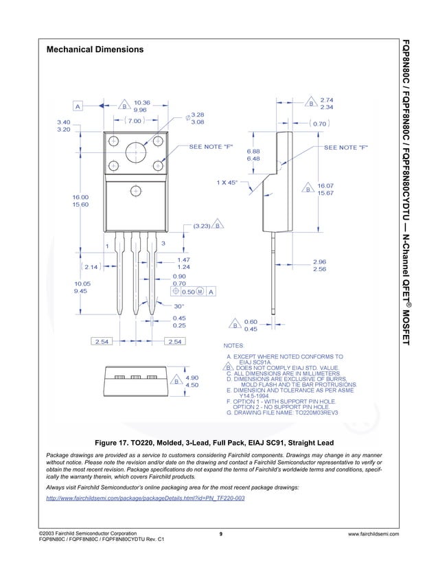 Original Mosfet N 8N80C 8N80 FQPF8N80C FQPF8N80 8A 800V TO-220 New ...