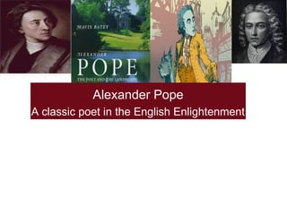 brief introduction to Neo-classicism and Pope.ppt
