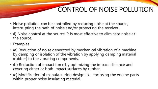Phd thesis on noise pollution
