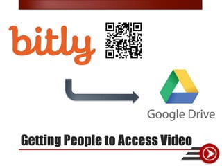 Getting People to Access Video
 