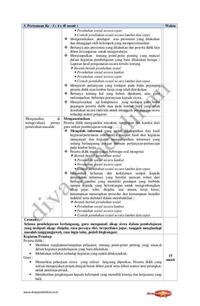 RPP Revisi 2017 Mata Pelajaran Sosiologi Kelas XII SMA