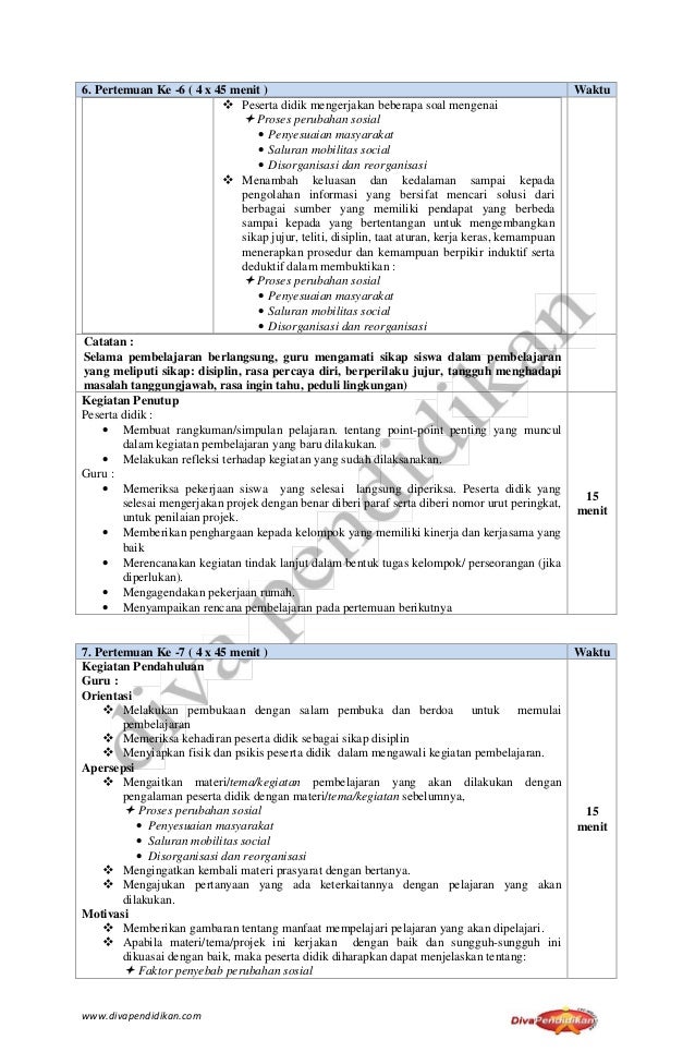 RPP Revisi 2017 Mata Pelajaran Sosiologi Kelas XII SMA