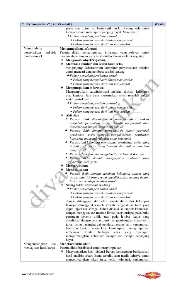 RPP Revisi 2017 Mata Pelajaran Sosiologi Kelas XII SMA