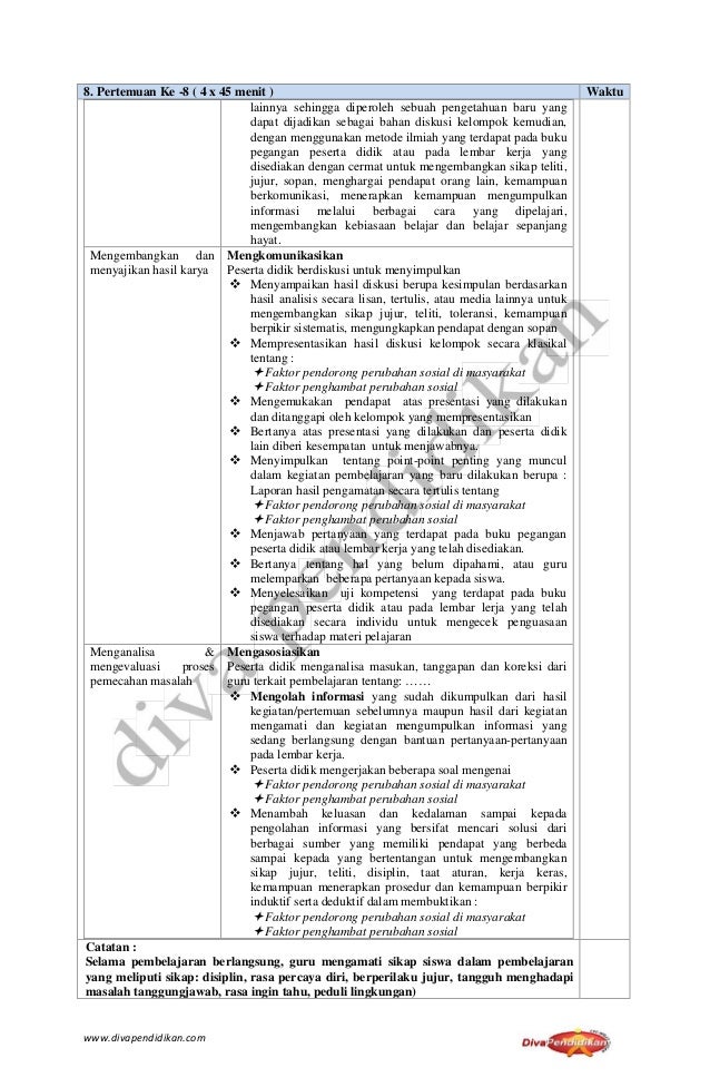 RPP Revisi 2017 Mata Pelajaran Sosiologi Kelas XII SMA