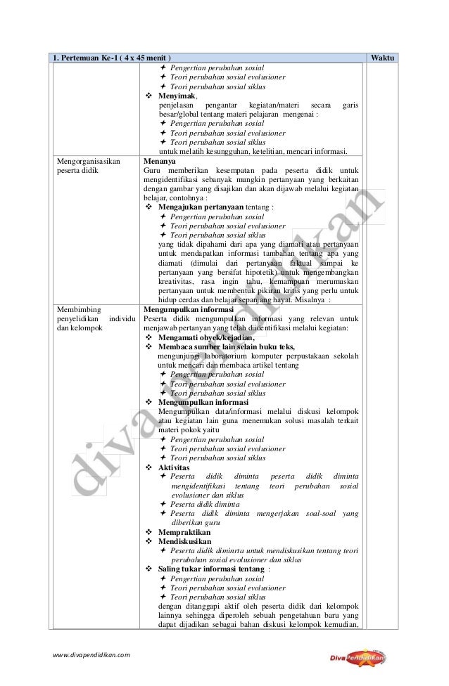 RPP Revisi 2017 Mata Pelajaran Sosiologi Kelas XII SMA