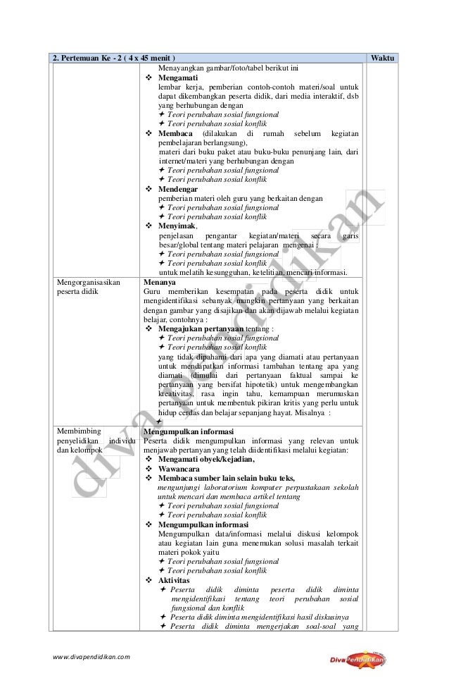 RPP Revisi 2017 Mata Pelajaran Sosiologi Kelas XII SMA