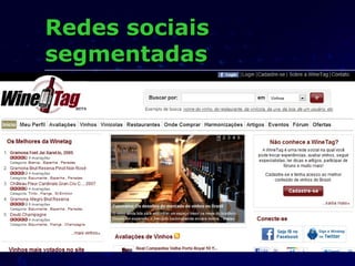Redes sociais segmentadas 