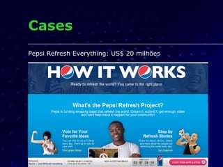 Cases Pepsi Refresh Everything: US$ 20 milhões 