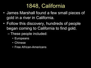 The Oregon Trail & California | PPTX