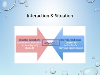Interaction & Situation
 