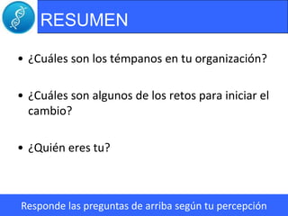 8 Pasos Para El Cambio | PPTX