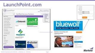 Page 5Marketo Proprietary and Confidential | © Marketo, Inc. 3/10/2016
LaunchPoint.com
 