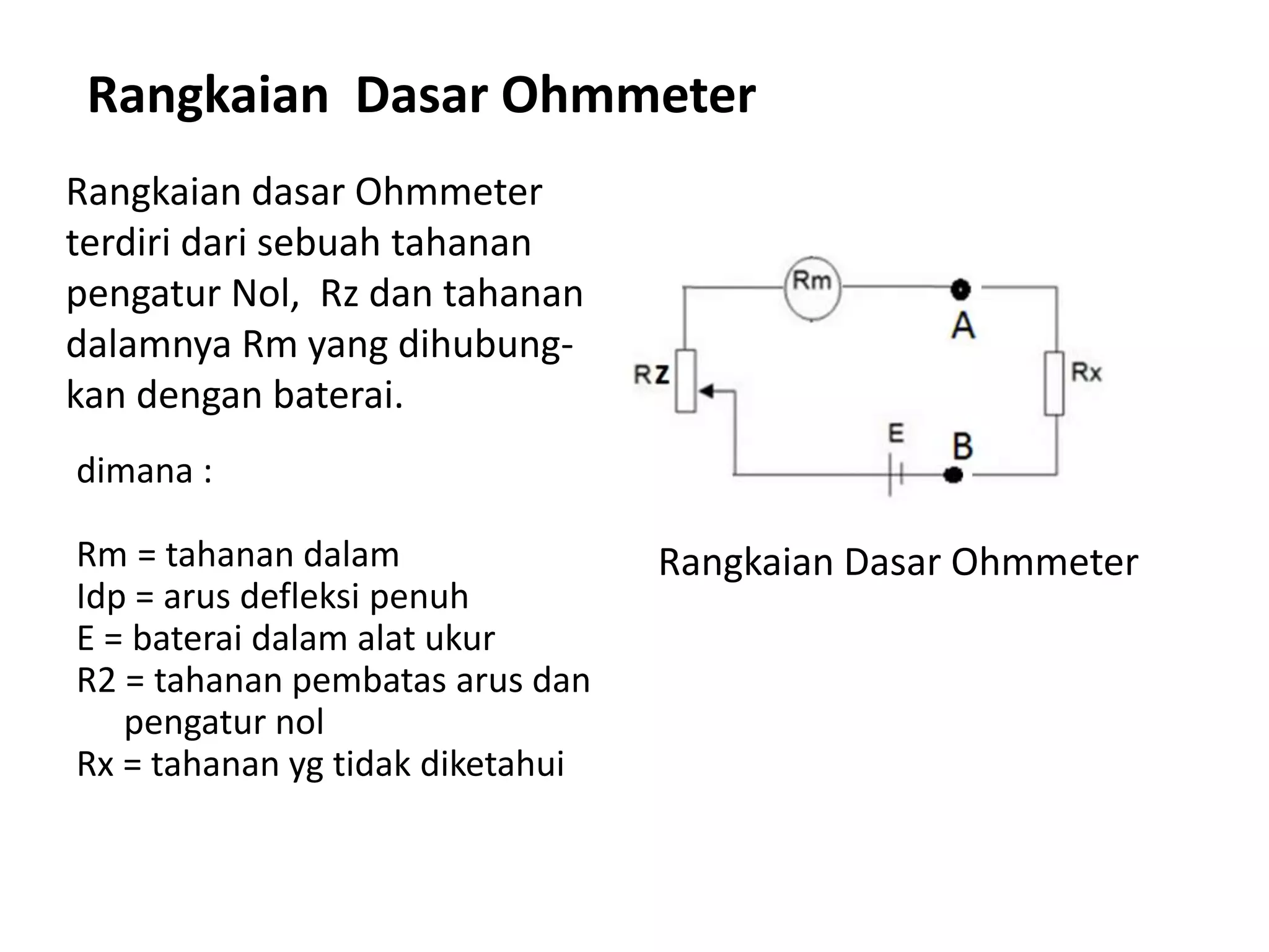 8 pengukuran tahanan | PPTX