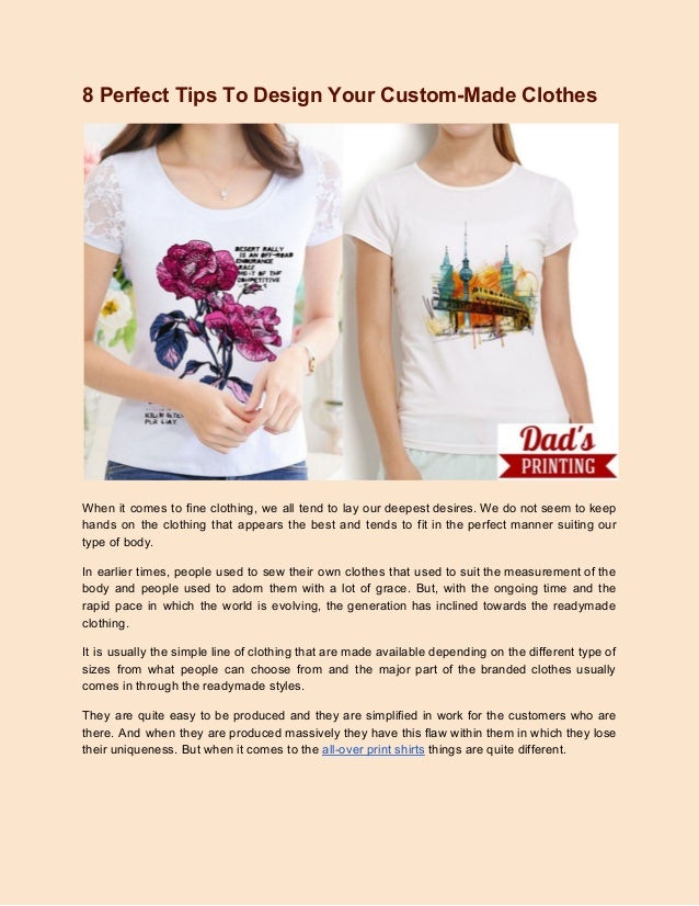 design your clothes