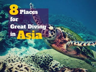 8 
Places 
Asia 
for 
Great Diving 
in 
 