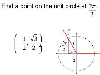 Wrapping Function Example 8 points on the unit circle the wrapping function w(t) | PPT