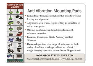 precison leveling anti vibration wedges | PDF