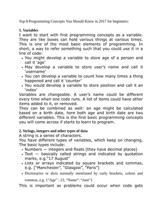 8 programming concepts_you_should_know_in_2017 | PDF