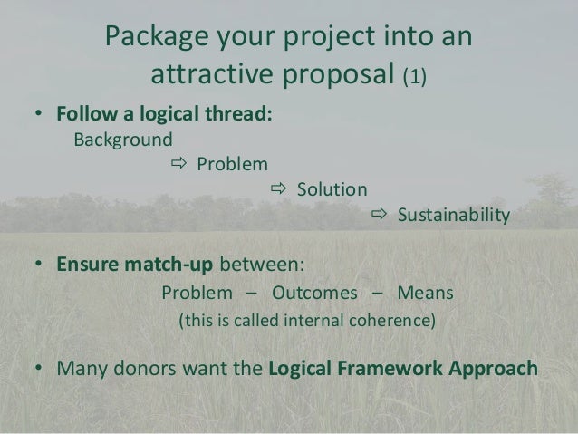 How to write an internal project proposal