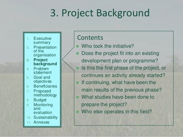 What is a project proposal?