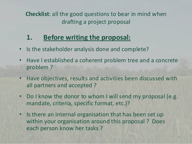 10 Project Proposal Writing
