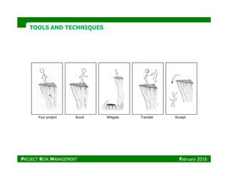TOOLS AND TECHNIQUESTOOLS AND TECHNIQUES
PROJECT RISK MANAGEMENT February 2016
 