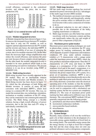 PV to Grid Connected Cascaded T type Multilevel Inverter with Improved ...