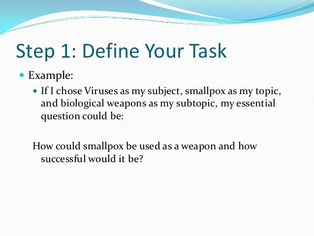 Biological weapons research paper