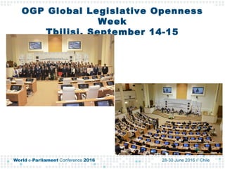 OGP Global Legislative Openness
Week
Tbilisi, September 14-15
 