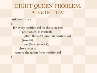 8queensproblemusingbacktracking-120903114053-phpapp01.pptx
