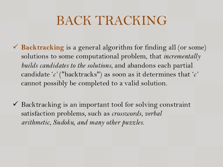 using 8 queens problem for backtracking solution using tracking back queens 8 problem using 8 queens problem for backtracking solution using tracking back queens 8 problem