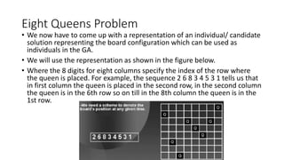 8 queens problem using ga | PPTX