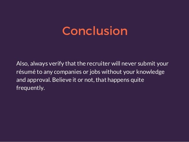 questions to ask a recruiter