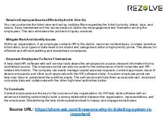 8 Reasons Why Hr Ticketing System Is Important
