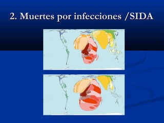 22.. MMuueerrtteess ppoorr iinnffeecccciioonneess //SSIIDDAA 
 