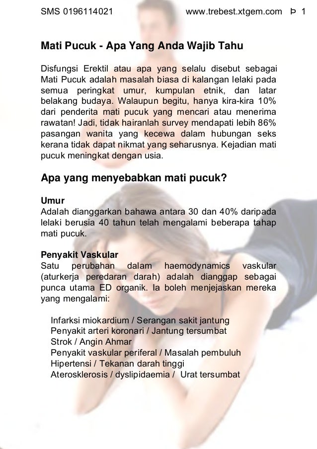 8 Sebab Utama Mati Pucuk 8 Sebab Utama Mati Pucuk