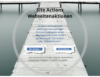 SharePoint Lektion #8: In 3 Schritten eine Webseite erstellen
