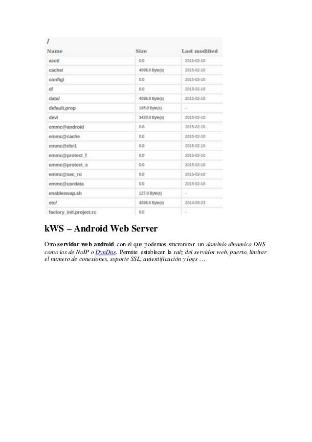 kws android web server tutorial