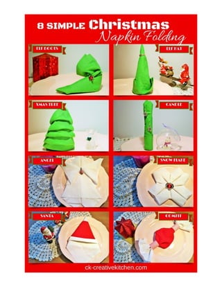 8 simple christmas_napkin