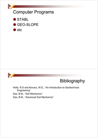 Computer Program Stabl 8 slope stability | PDF