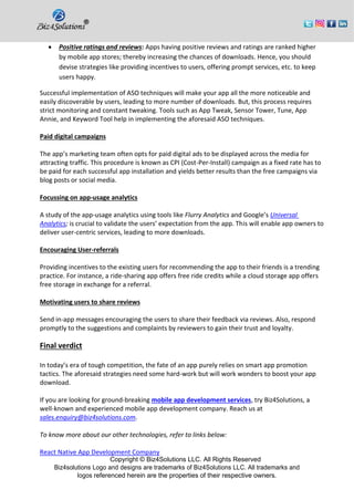 8 smart strategies to boost your mobile app downloads! | PDF | Web ...