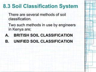 Soil Classification Test Methods 8 soil description and classification | PPT