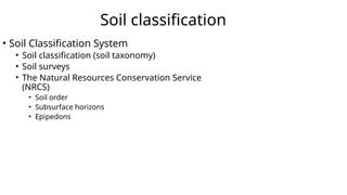 Earth Science Grade 11 SHS Soils and Soil Development | PPT
