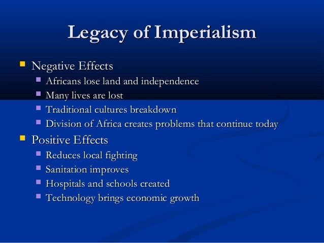 negative effects of imperialism