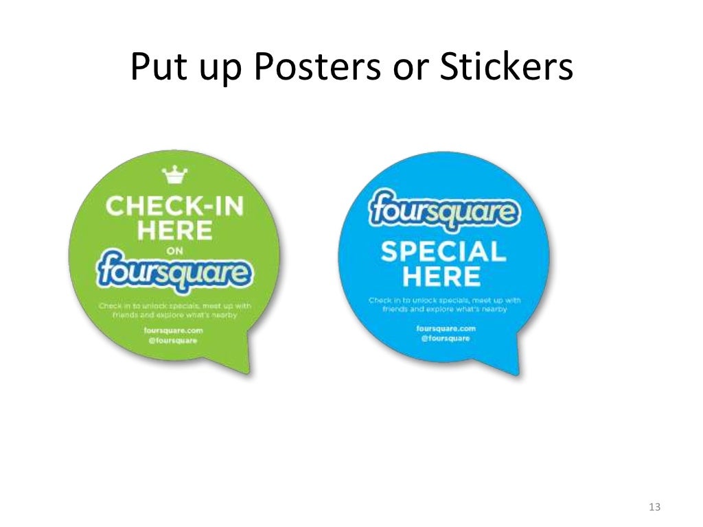 13 Put up Posters or