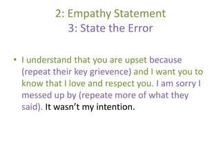 Forgiveness Statement Script 8 steps how to ask forgiveness | PPTX