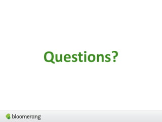 Questions?
 