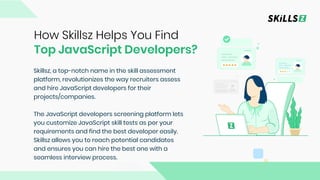 8 Steps to Hire JavaScript Developers for Your Company | PPT