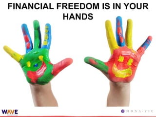 FINANCIAL FREEDOM IS IN YOUR
           HANDS
 
